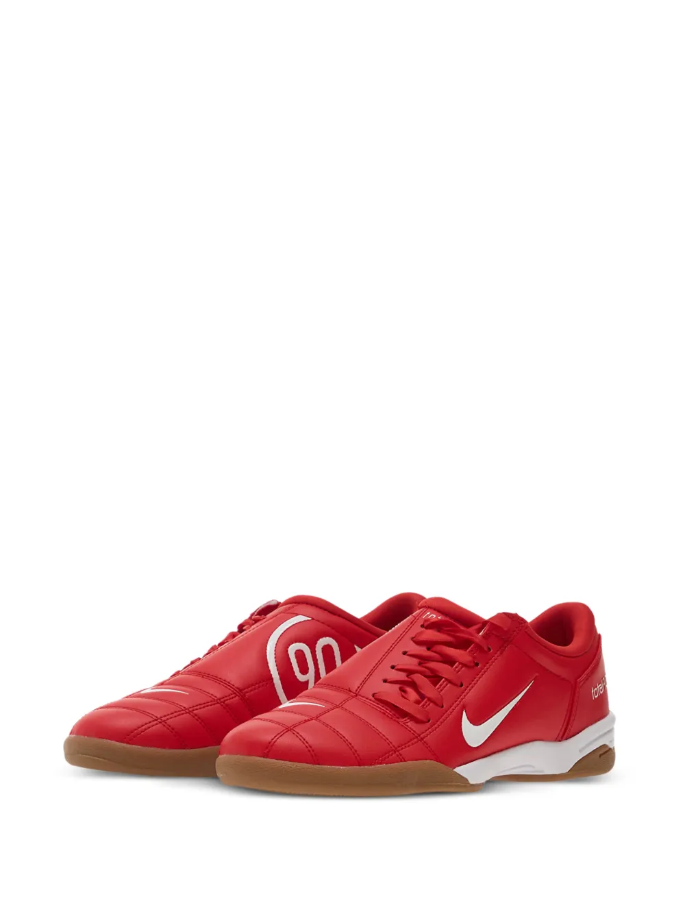 Nike Total 90 logo quilted sneakers Rood