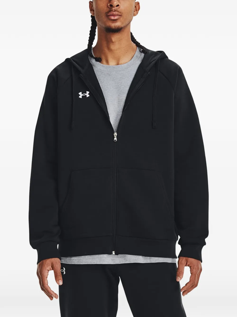 Under Armour Hoodie met rits Zwart