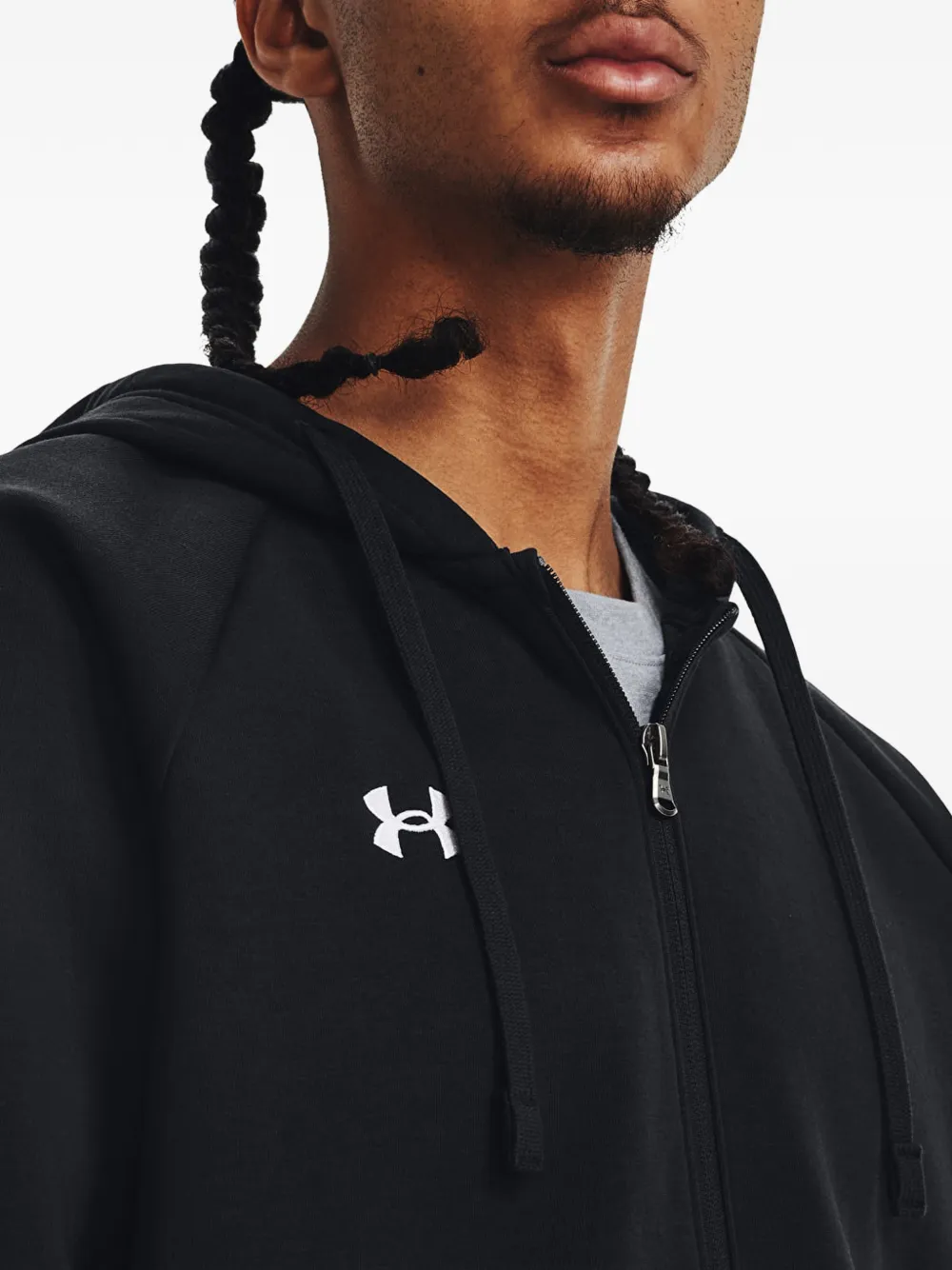 Under Armour Hoodie met rits Zwart