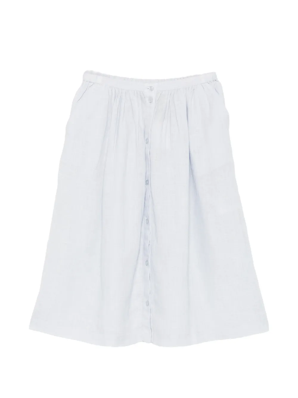 MAR MAR COPENHAGEN KIDS button-front pleated skirt - Blu