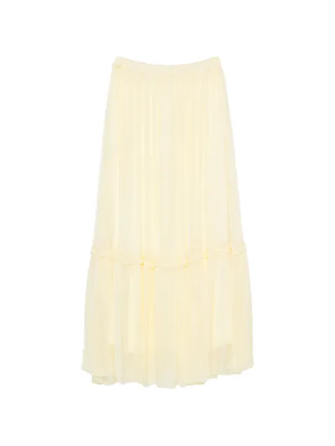 SOLOTRE ruffled skirt