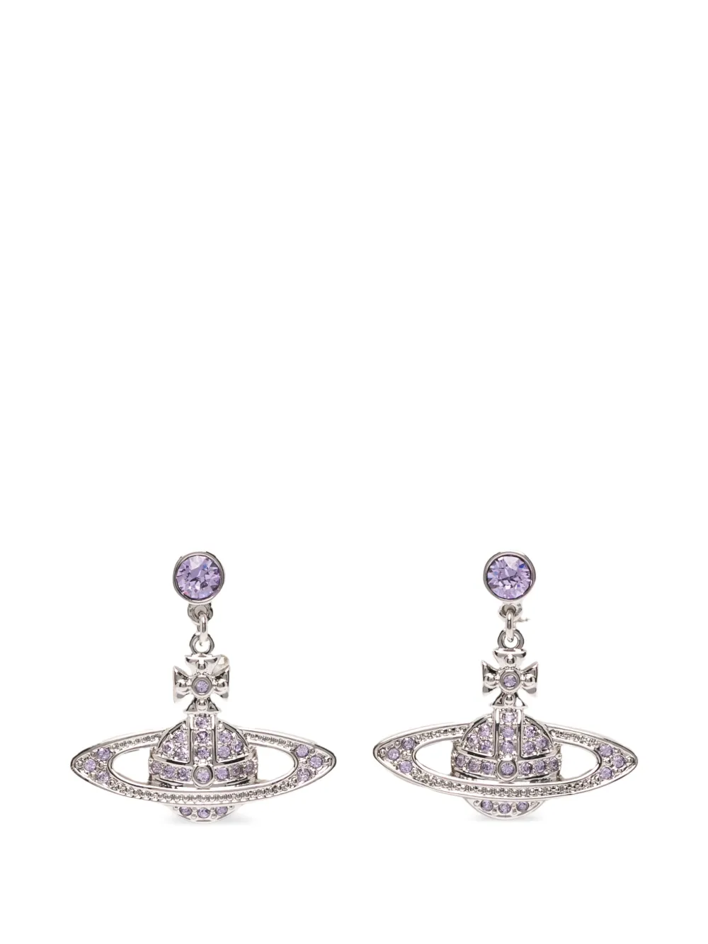 Vivienne Westwood Mini Bas Relief drop earrings - Argento