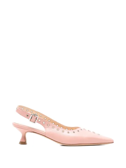 Anna F. embellished slingback pumps