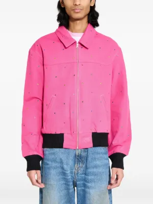 sky high farm スタッズジャケット Sky High Farm Jaqueta Jeans Com Estampa | Azul | FARFETCH BR