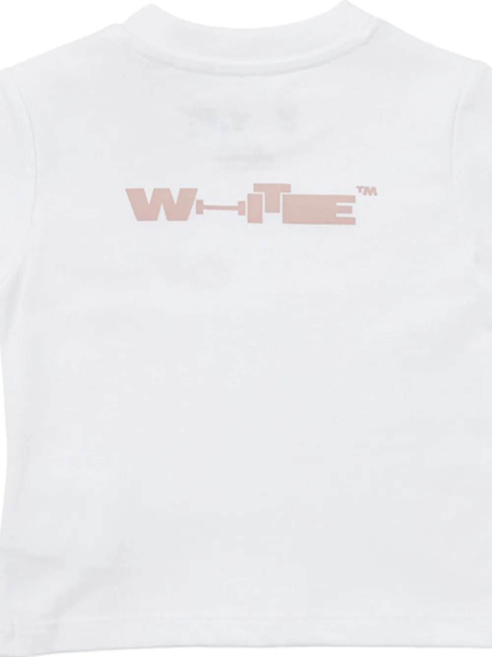 Off-White Kids Type T-shirt Wit