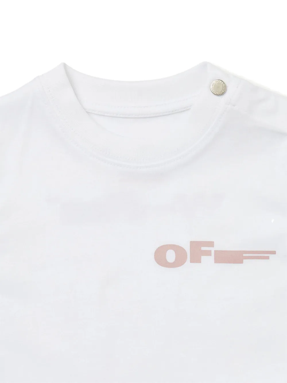 Off-White Kids Type T-shirt Wit