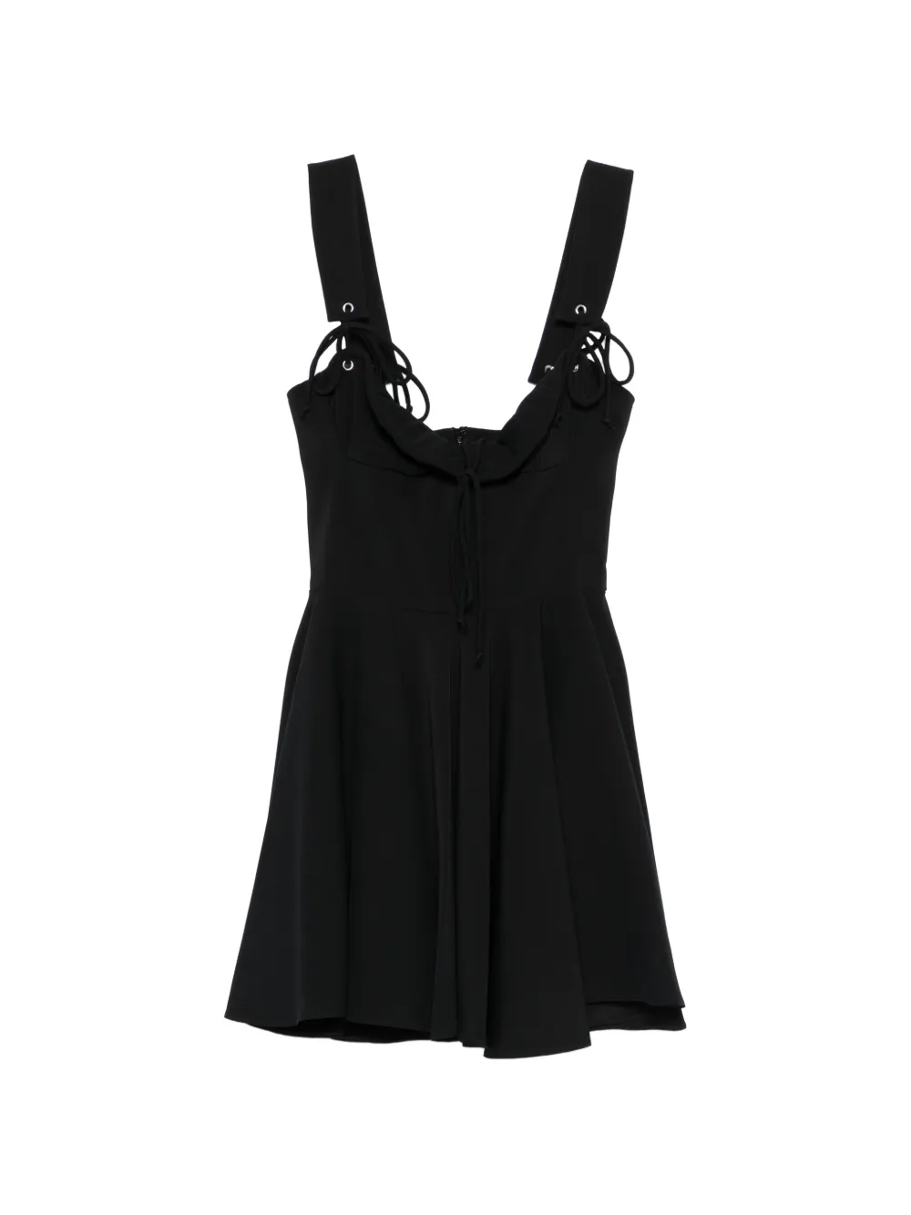 Les Filles d'Eva tied-straps mini dress - Nero