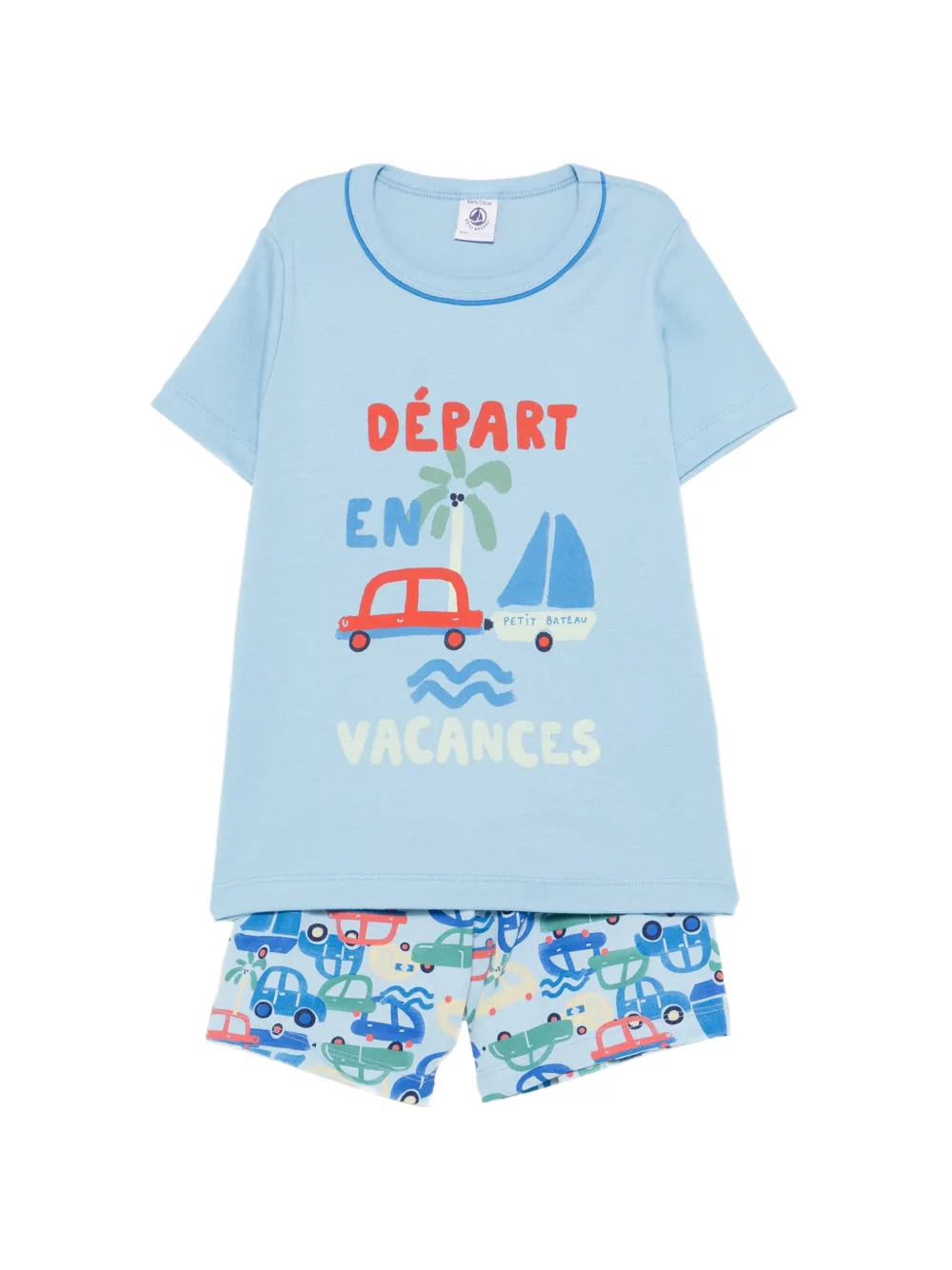 Petit Bateau graphic-print pajamas - Blu