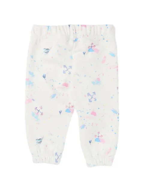 Off-White Kids Arrows paint-splatter track pants