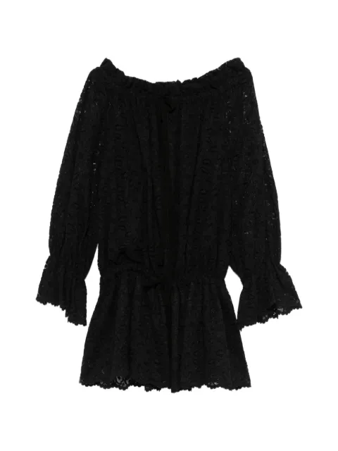 Les Filles d'Eva ruffled lace mini dress