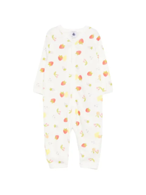 Petit Bateau fruit-print rompers