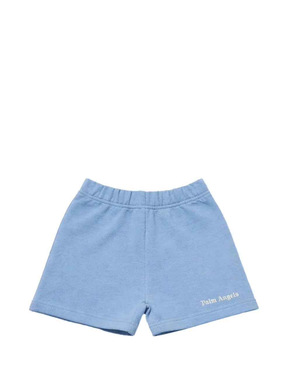Palm Angels Kids elasticated-waist baby shorts - Blu