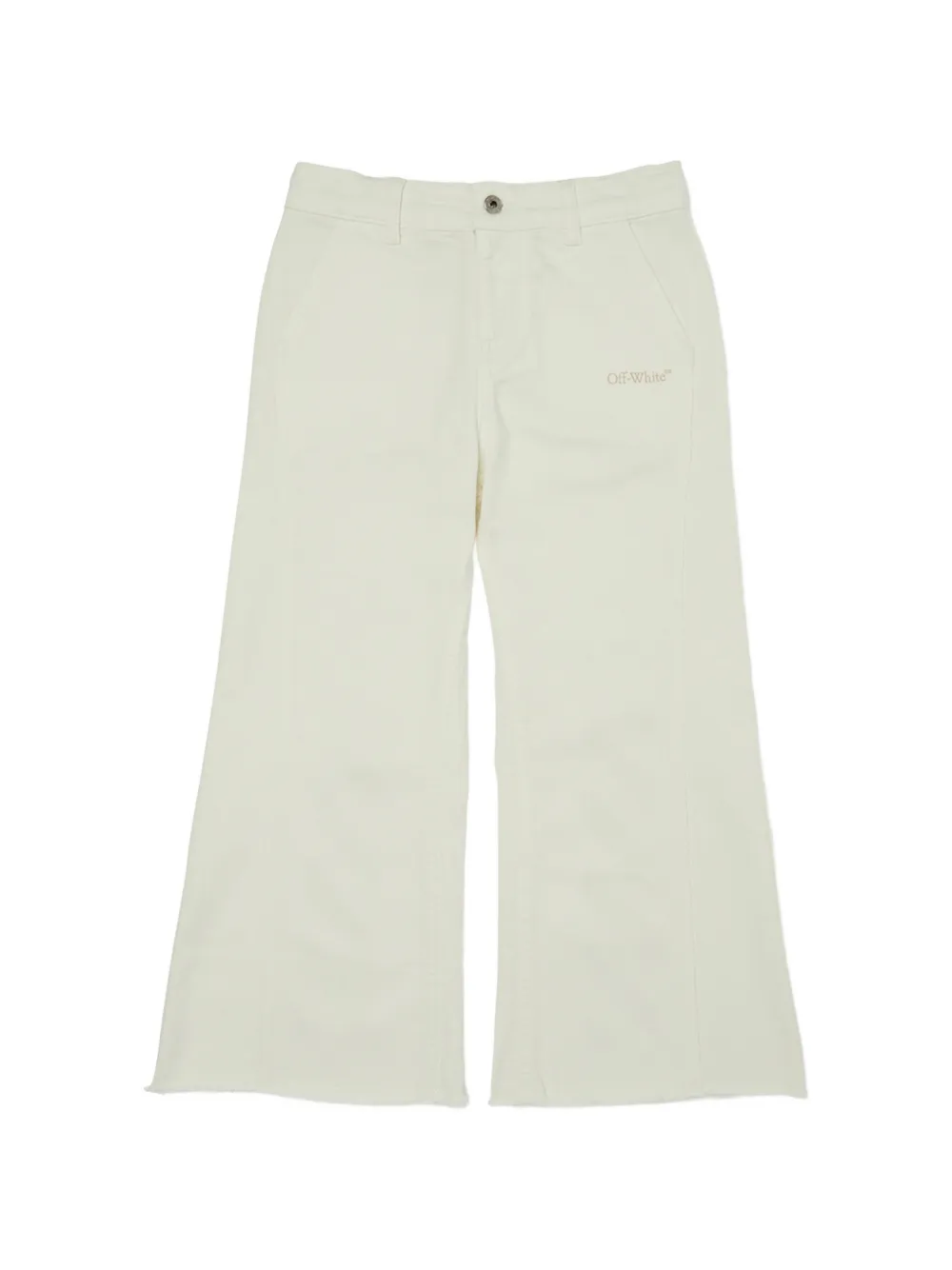 Off-White Kids Bookish Diag trousers - Toni neutri