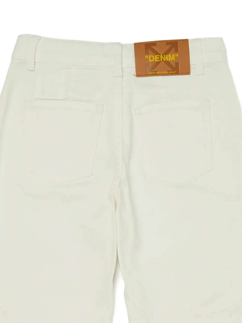 Off-White Kids Bookish Diag broek Beige
