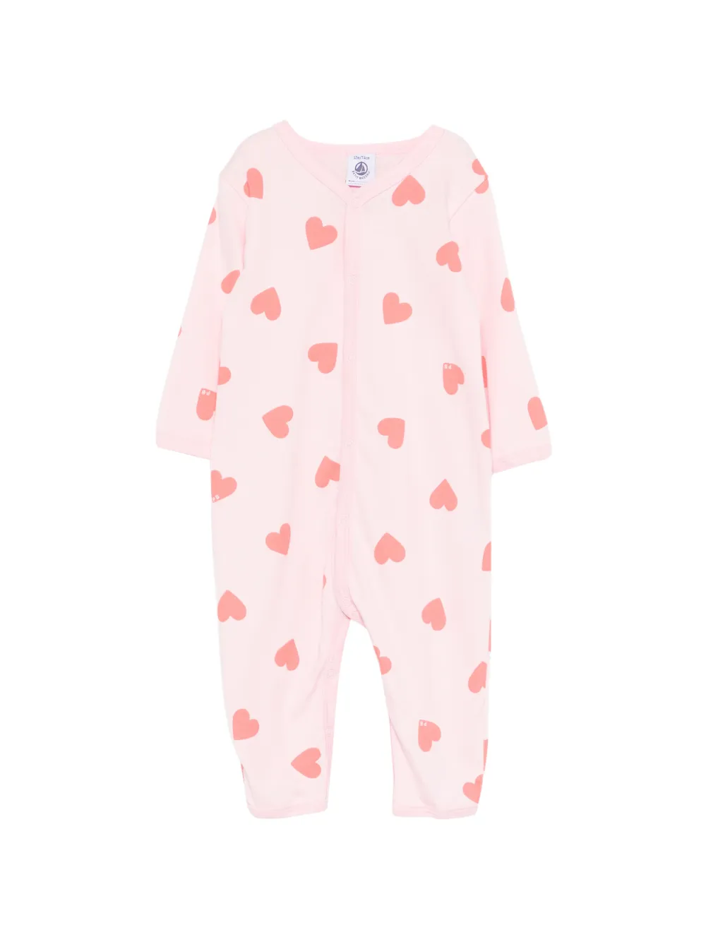 Petit Bateau heart romper - Rosa
