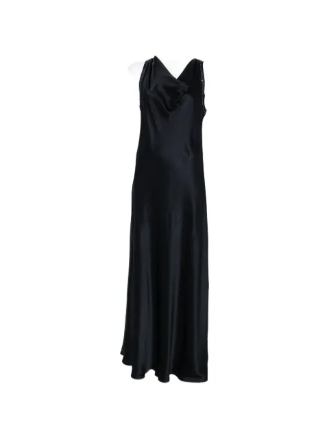 Antonelli Marcus embellished cowl-neck maxi dress