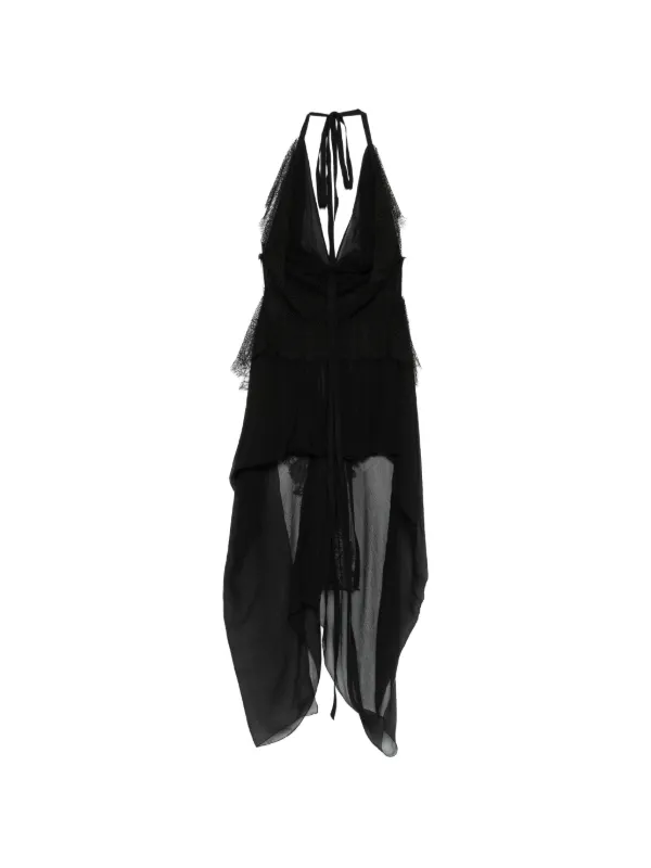 Ann Demeulemeester Halter-neck Top in Black