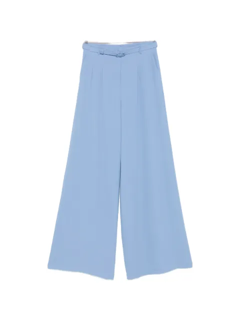 IMPERIAL belted pleated trousers