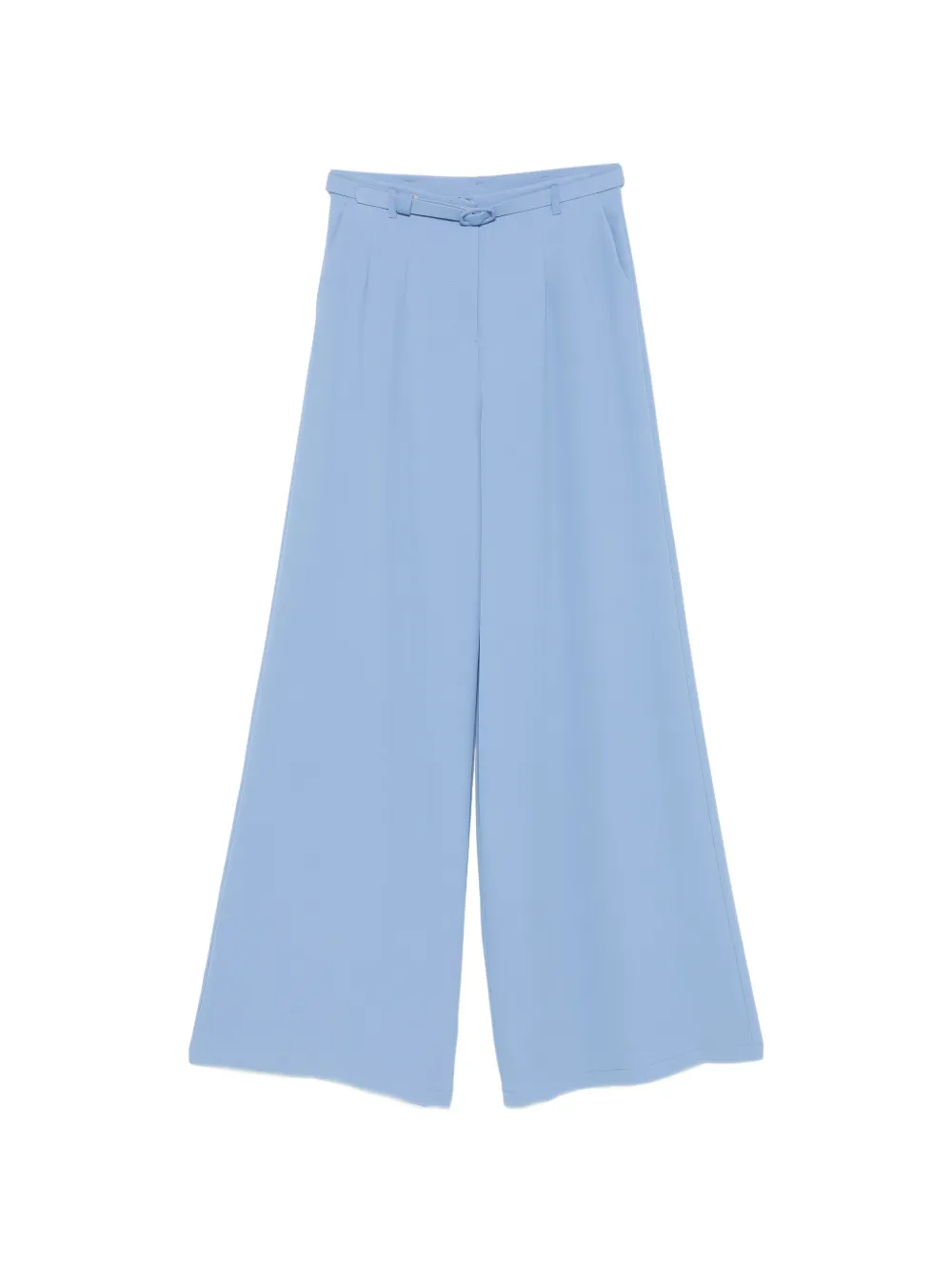IMPERIAL belted pleated trousers - Blu
