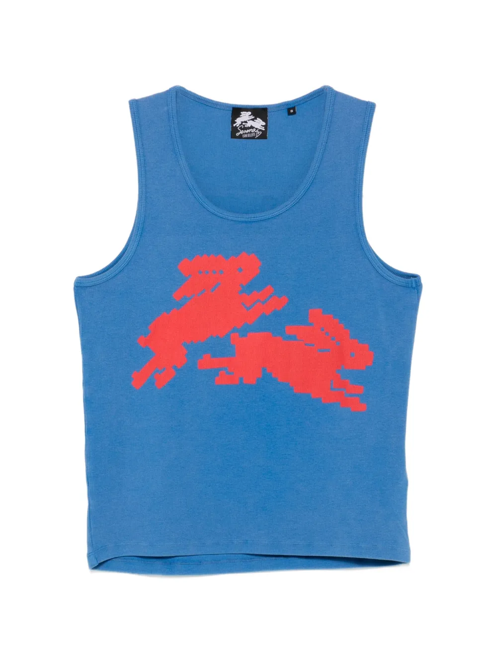 CARNE BOLLENTE Catching Feelings tank top - Blu