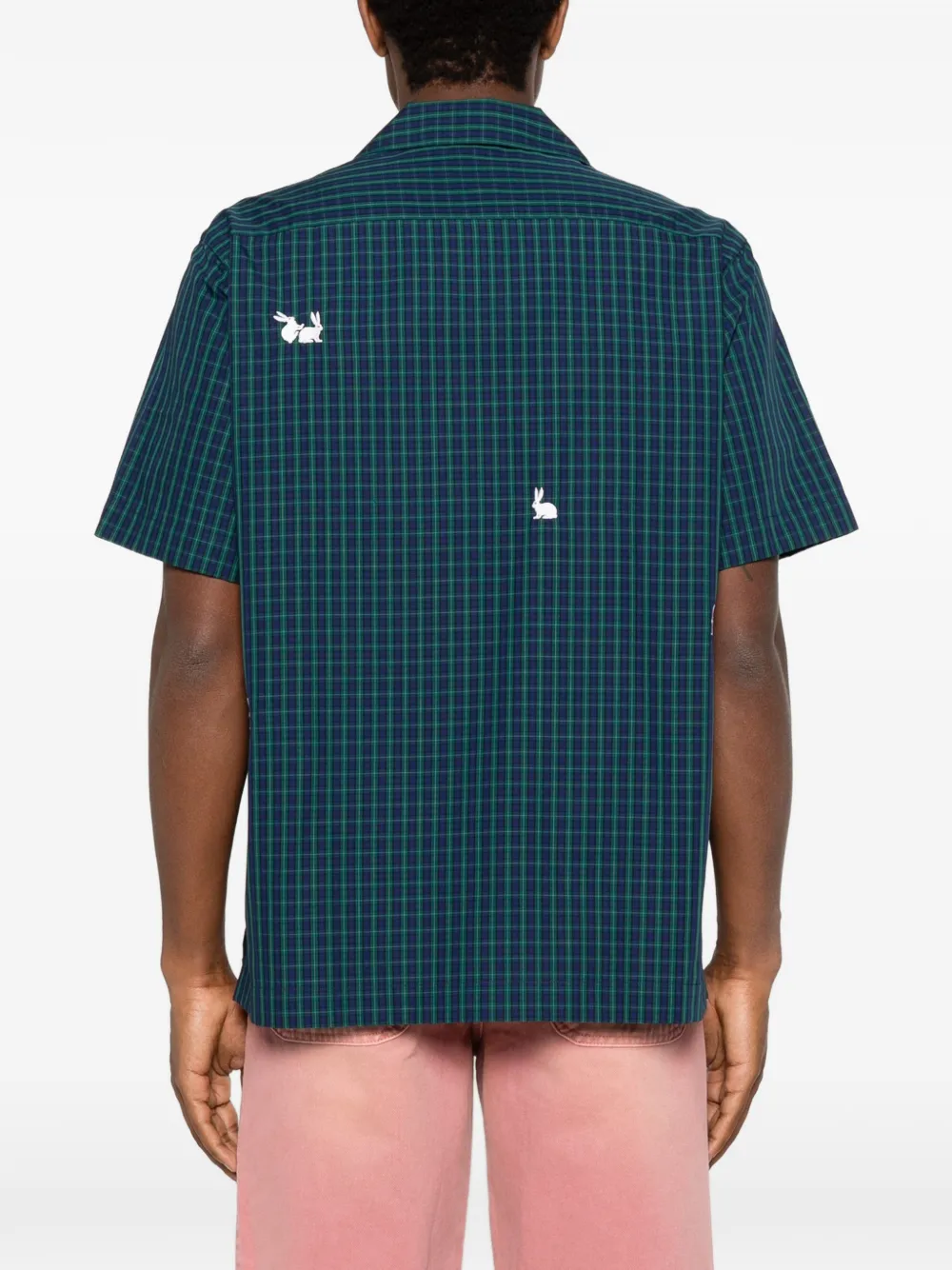 CARNE BOLLENTE Check Me Out shirt Groen