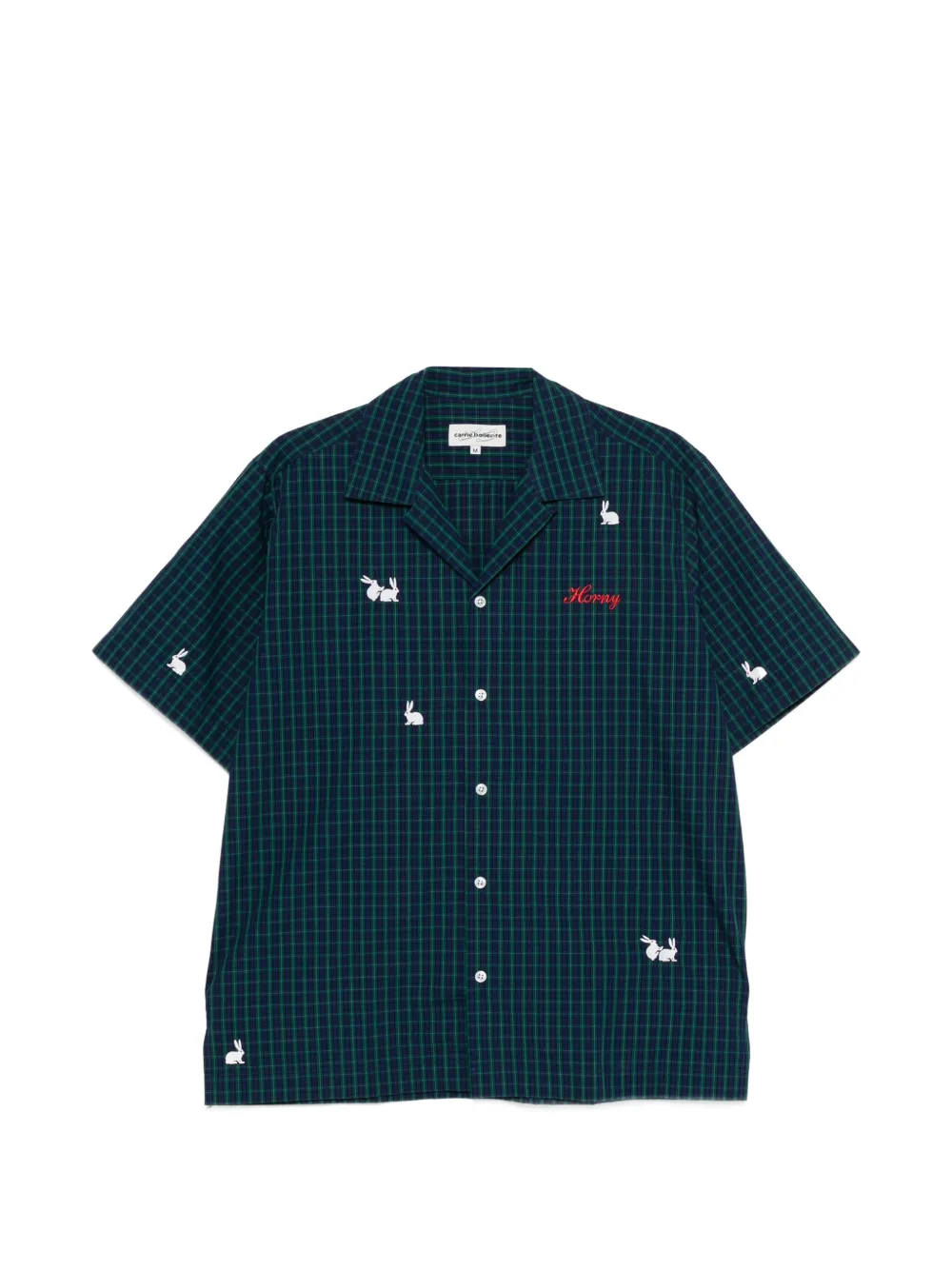 CARNE BOLLENTE Check Me Out shirt - Verde