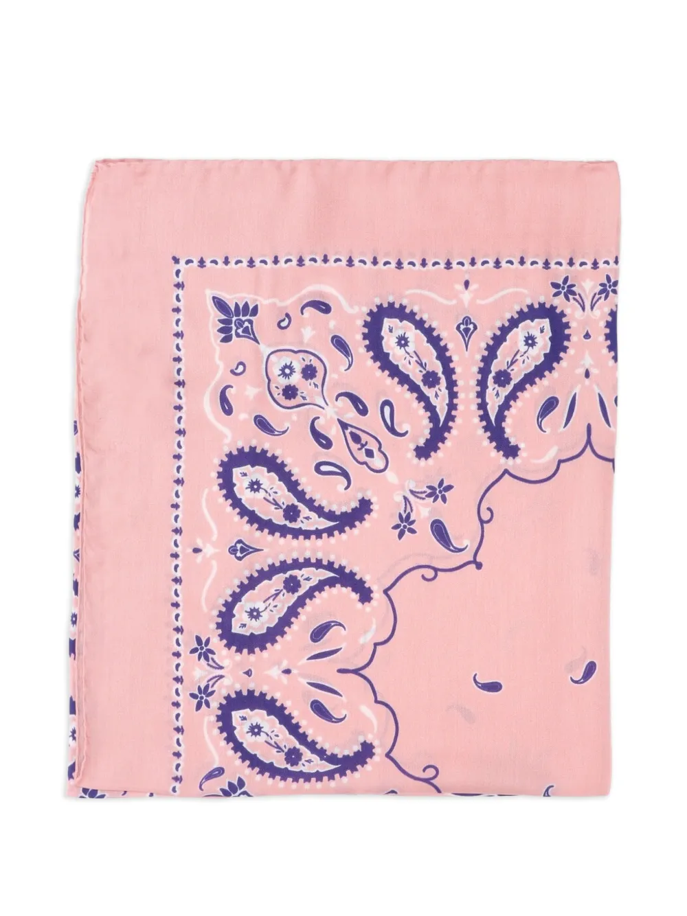 Destin paisley-print scarf - Rosa