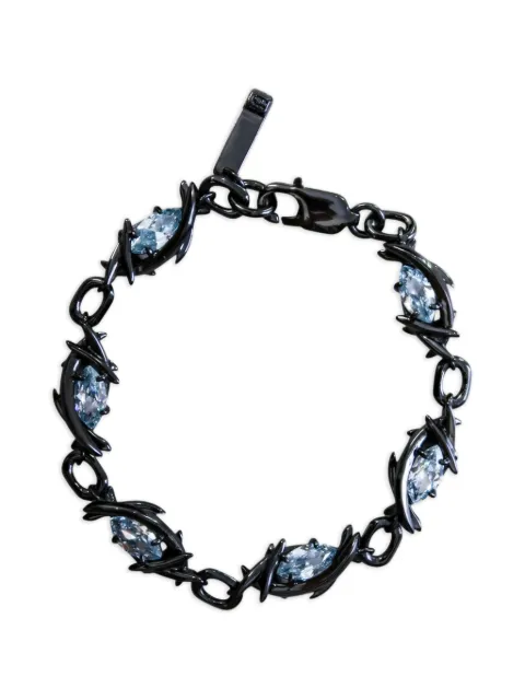 SWEETLIMEJUICE crystal-embellished chain-link bracelet