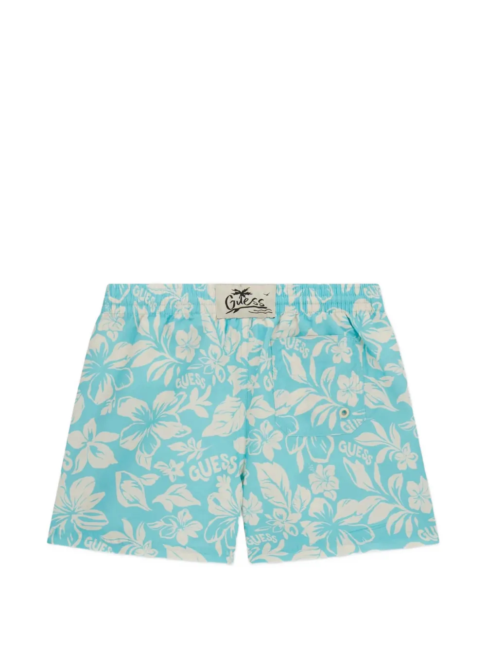 guess kids Hawaiiaanse zwembroek - Blauw
