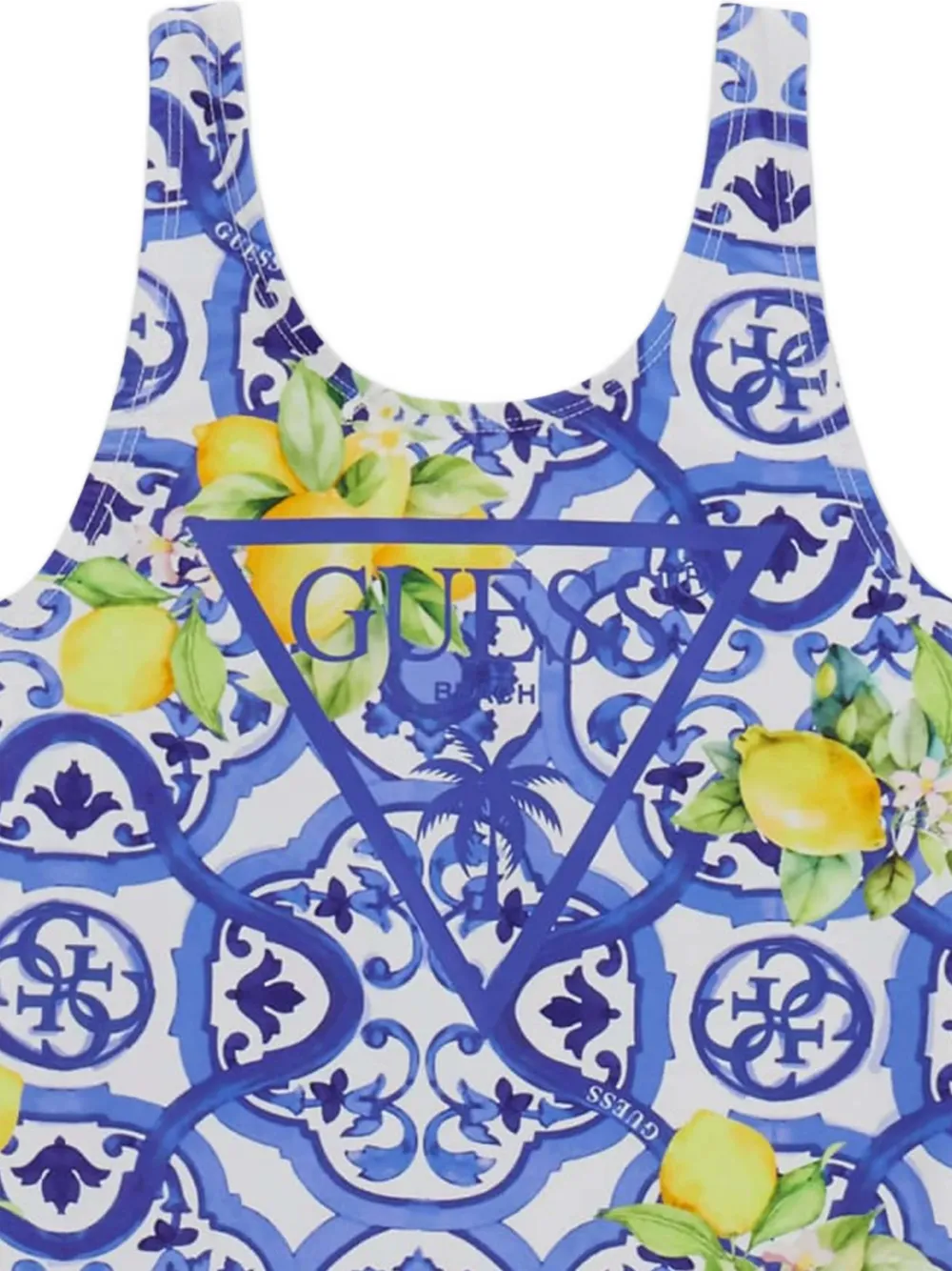 guess kids Amalfi Coast badpak Blauw