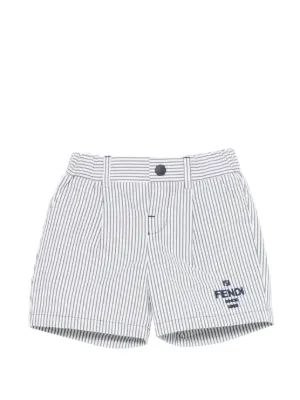 Fendi Kids ロゴ ショートパンツ | グリーン | FARFETCH JP