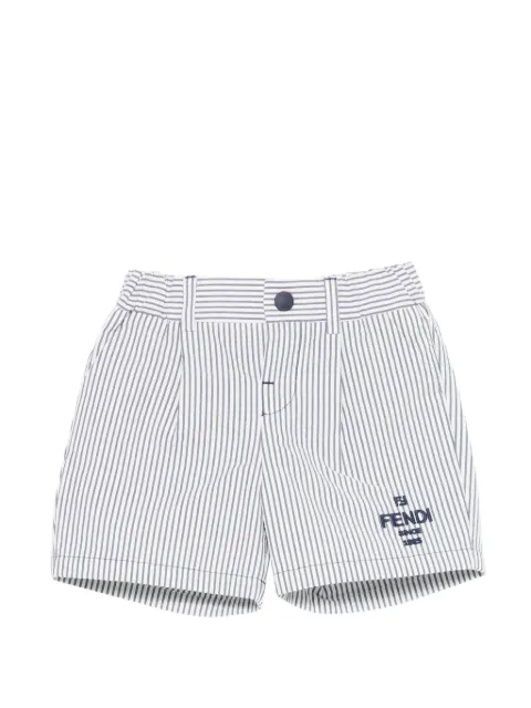 Fendi Kids shorts con logo