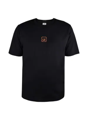 C.P. Company logo-embroidered T-shirt | Black | FARFETCH