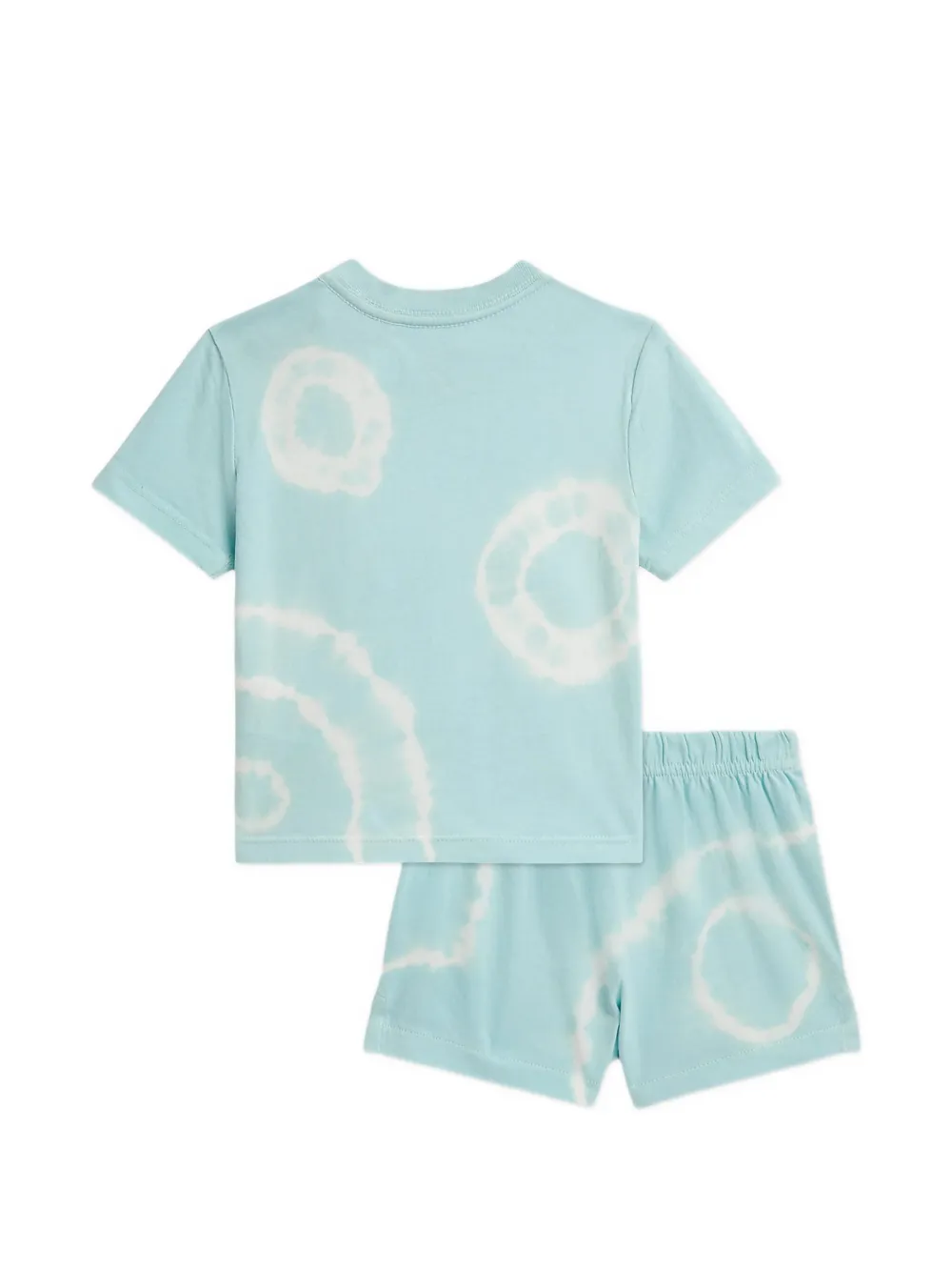 POLO RALPH LAUREN KIDS Polo Bear shorts met tie-dye print Blauw