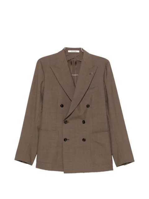 Tagliatore double-breasted virgin-wool suit