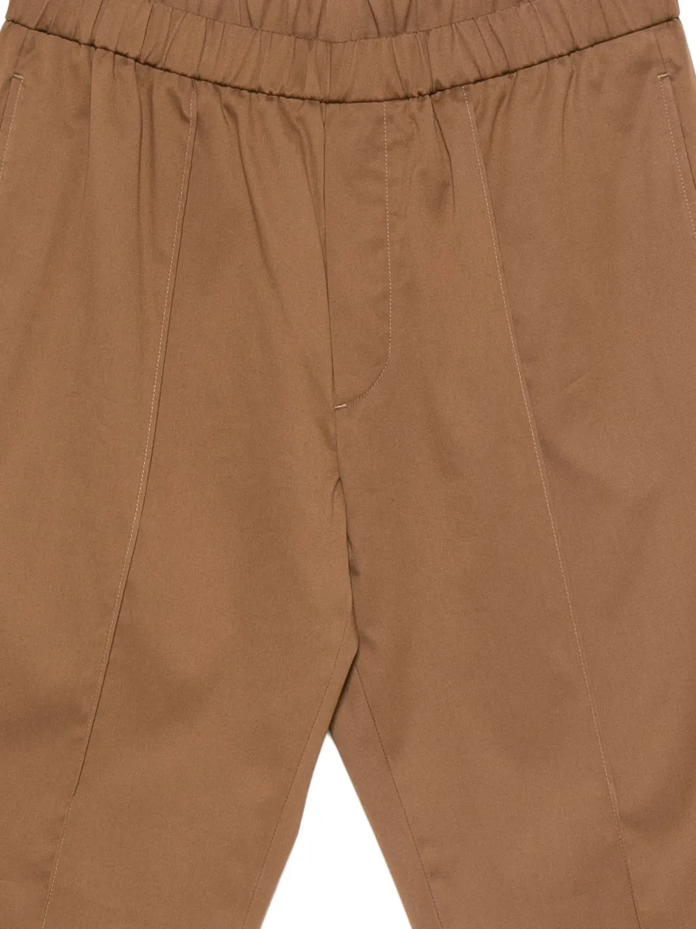 Paolo Pecora elasticated-waistband trousers Bruin