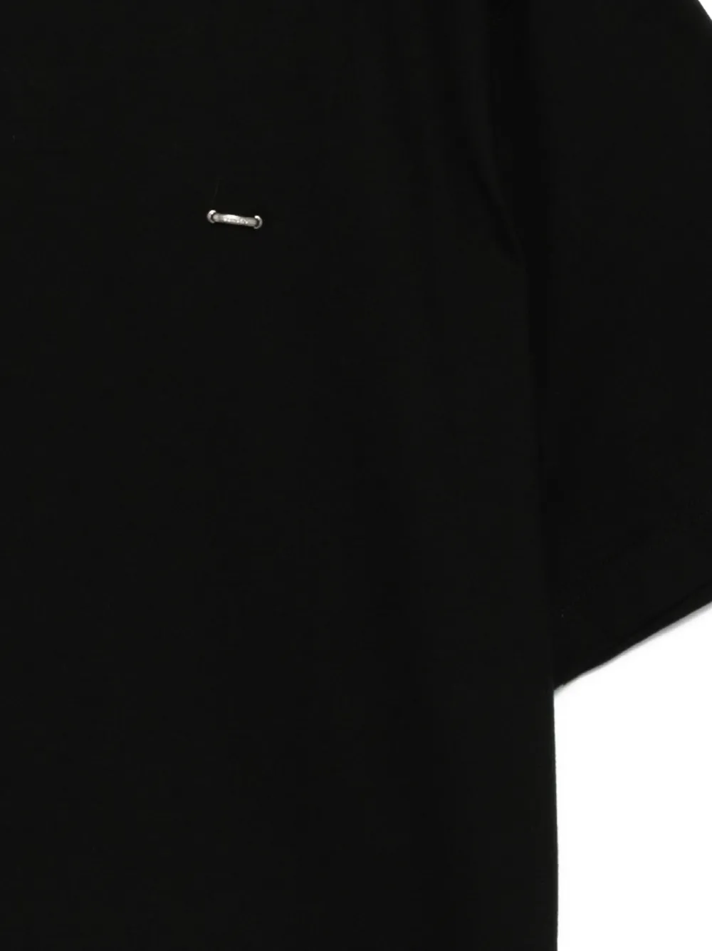 SONGZIO T-shirt met borduurwerk Zwart