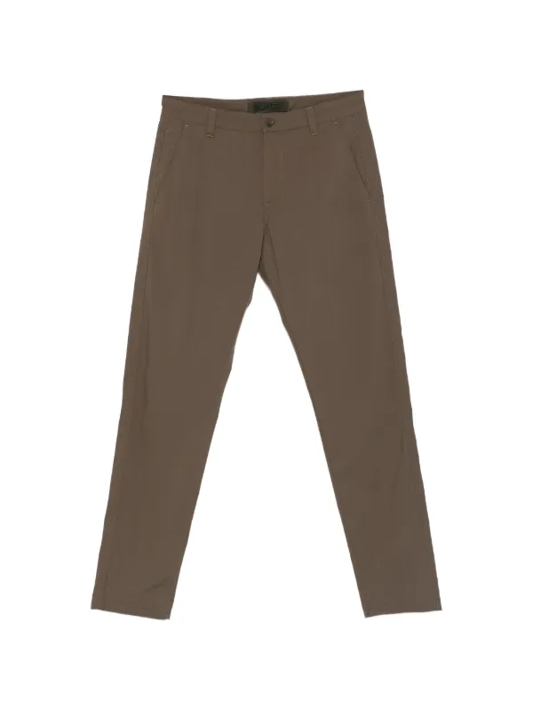 ASPESI Slim-cut Trousers in Brown