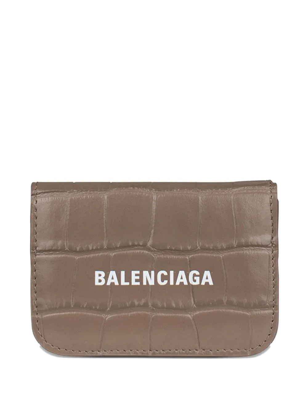 Balenciaga Portafoglio goffrato - Grigio