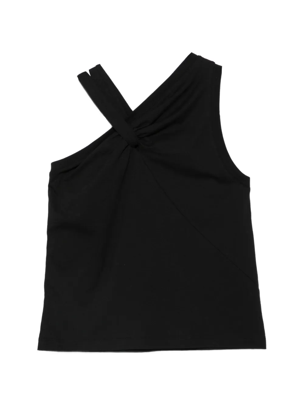 SOLOTRE twisted-strap top - Nero