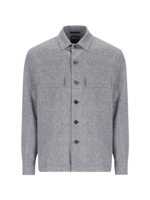 Zegna flap-pockets shirt