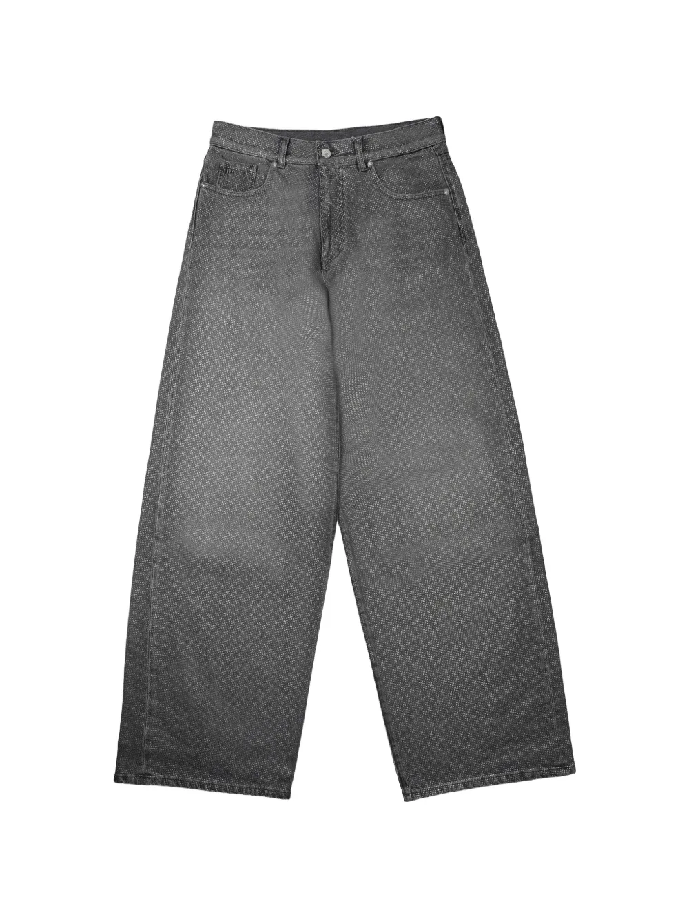 Nine In The Morning glitter-embellished jeans - Grigio