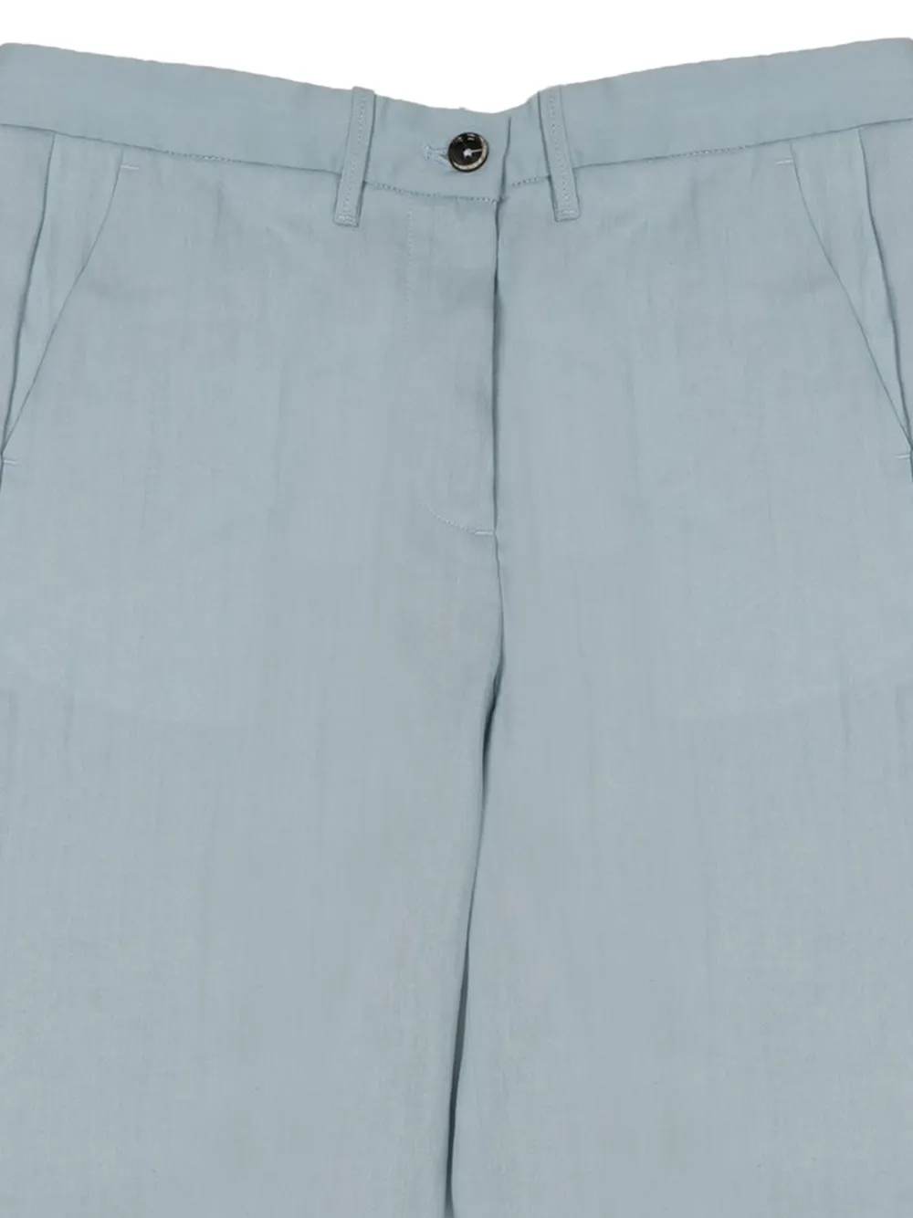 Nine In The Morning Broek met wijde pijpen Blauw