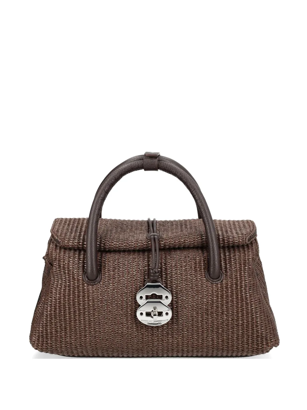 Zanellato small Dotta® woven tote bag - Marrone