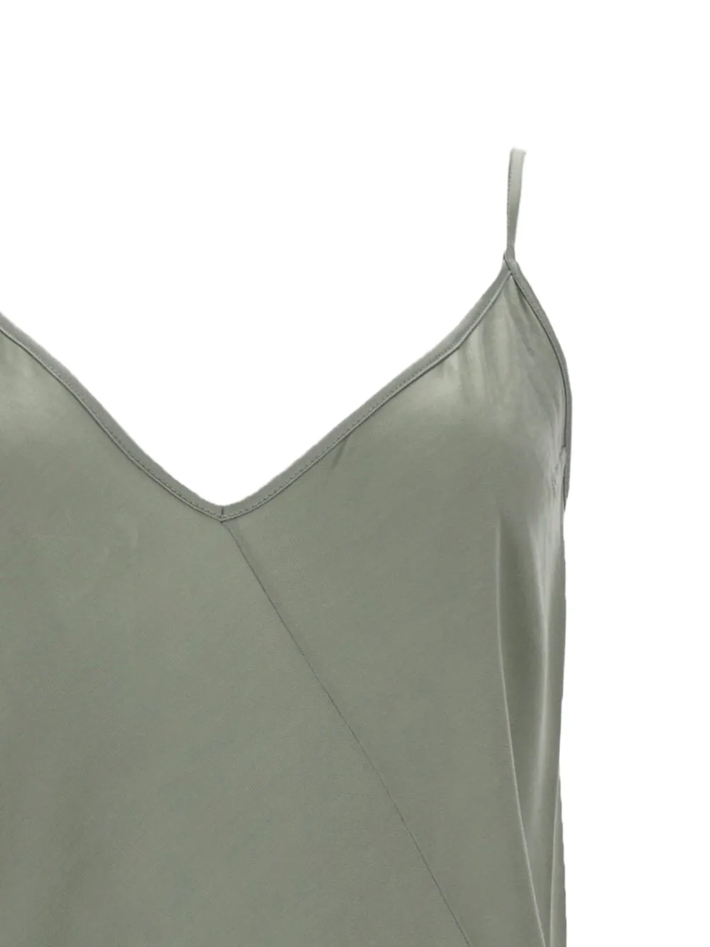 Rick Owens Lilies Asymmetrische top met V-hals Grijs
