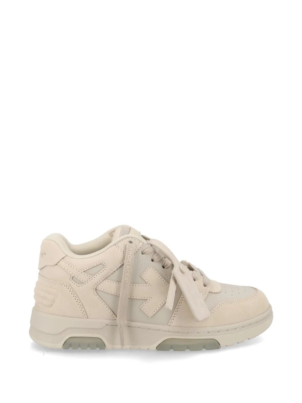 Off-White arrows zip tie sneakers - Nude