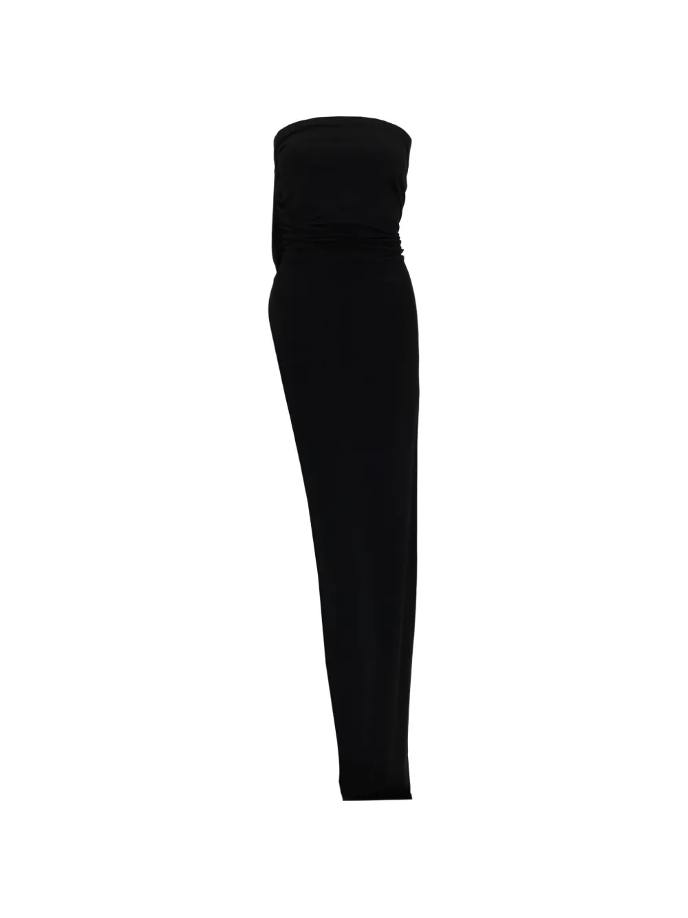Rick Owens Lilies Edfu floor-length strapless top - Nero