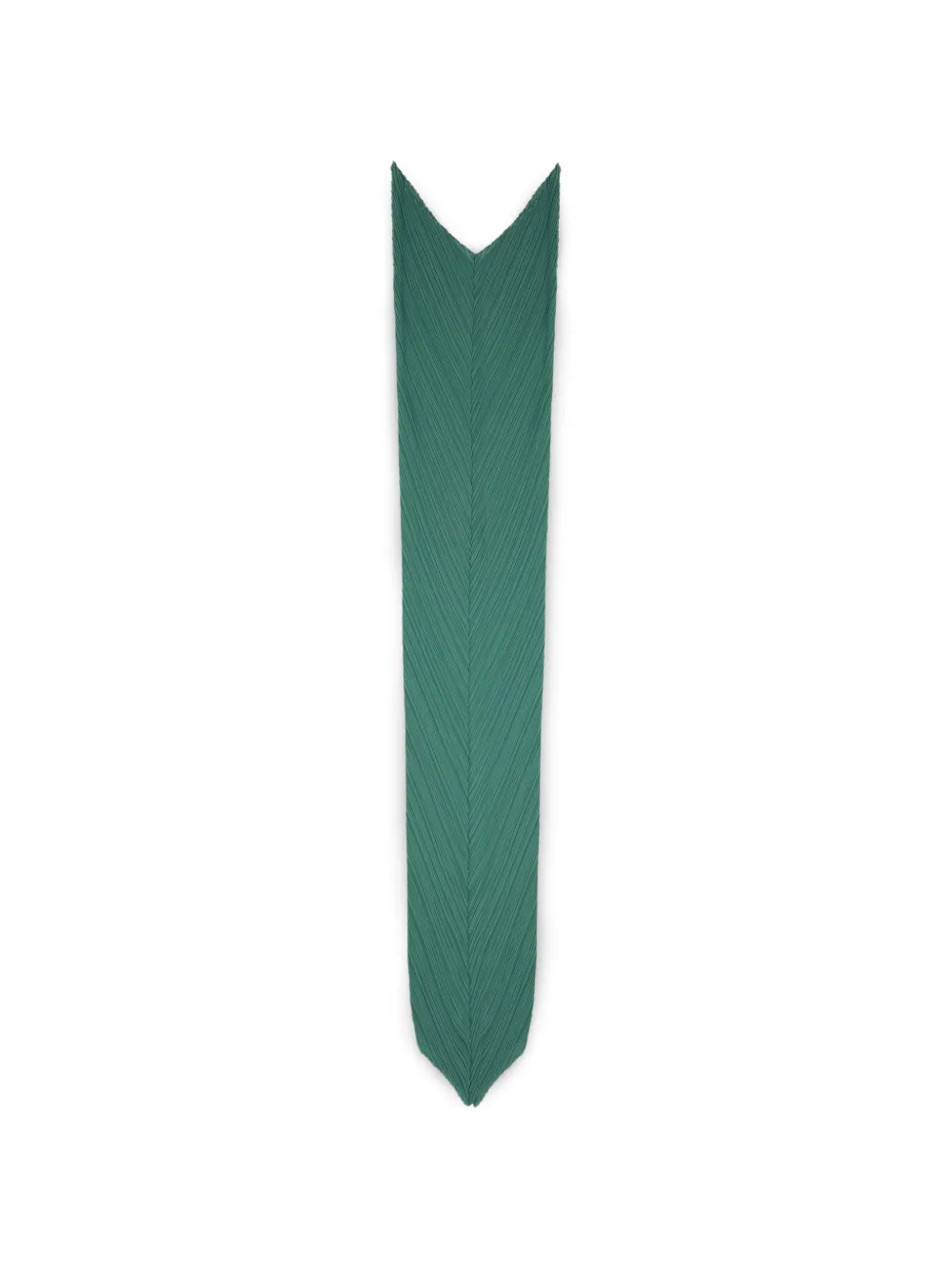 Pleats Please Issey Miyake Monthly March pleated scarf - Verde