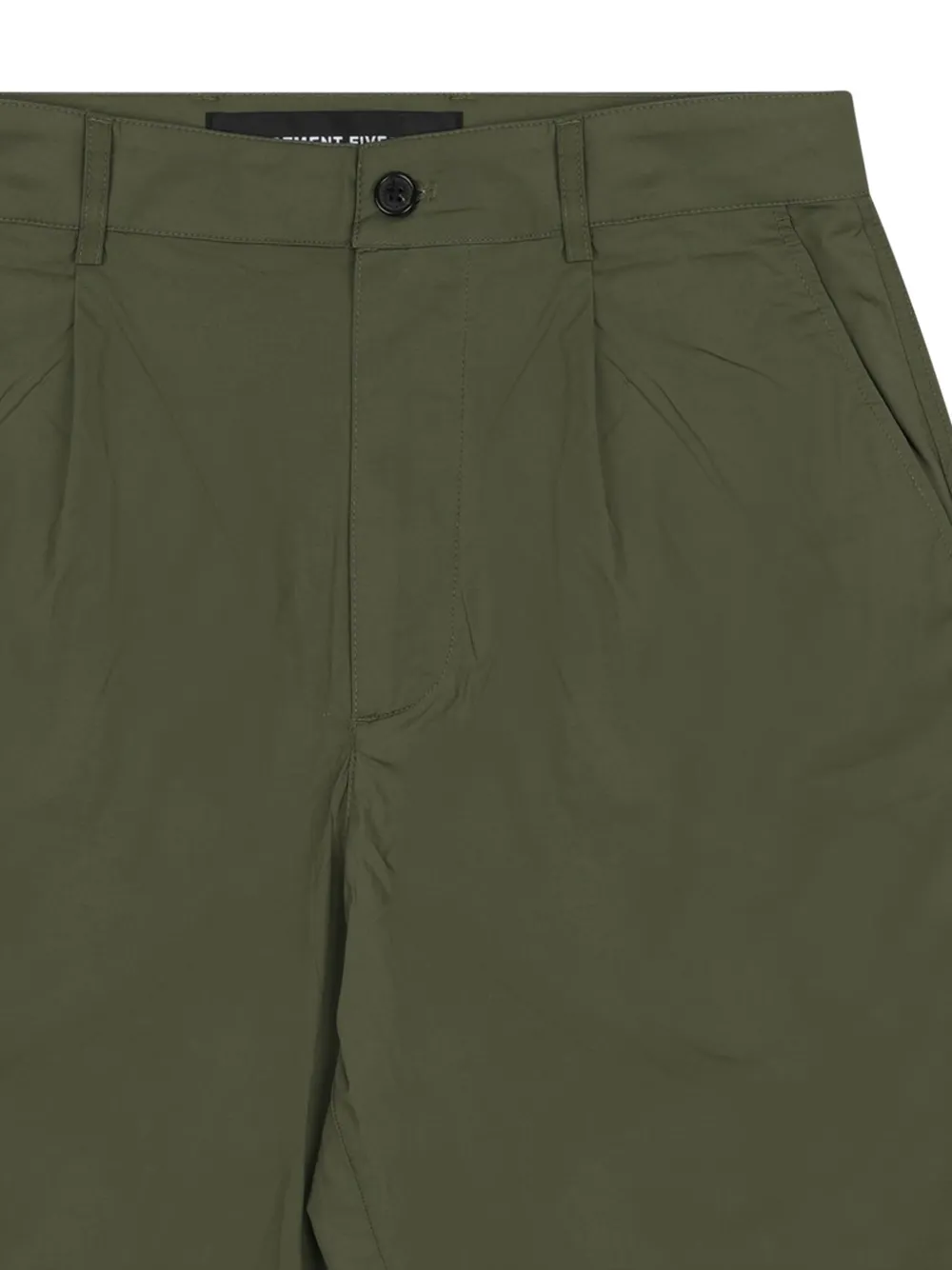 Department 5 Patrick geplooide shorts Groen