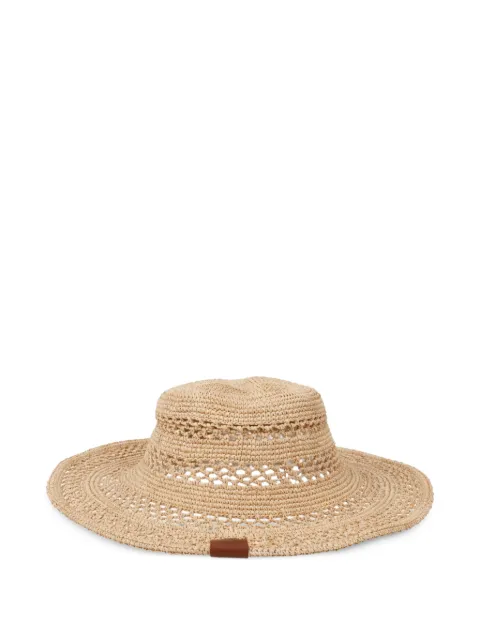 Ruslan Baginskiy crochet-knit straw hat